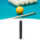Pool Queue Verlängerung Stick 8 Zoll Aluminium 12