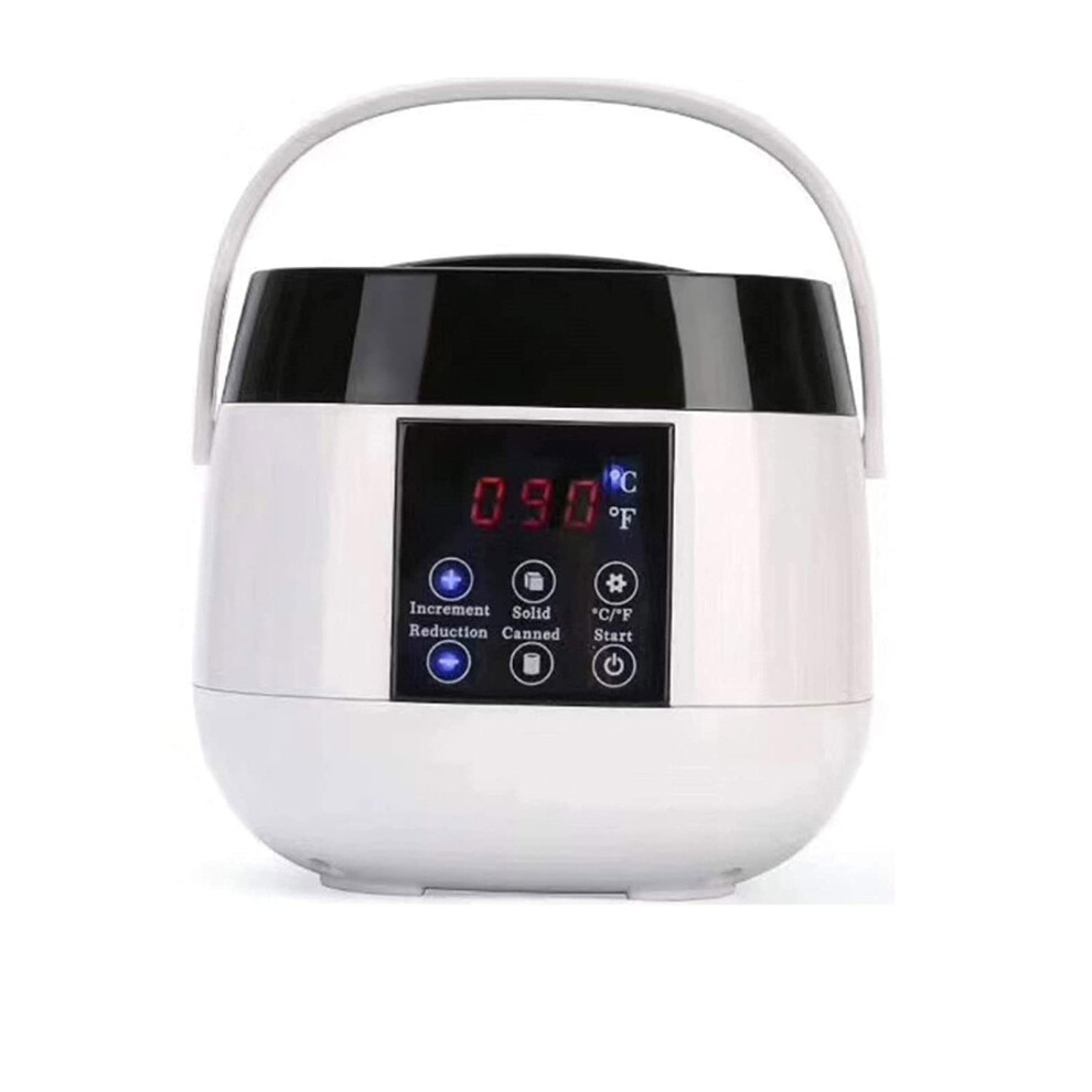 Wax Heater with LED Display, 500ml Nonstick Pot, Adjustable Temperature Wax Warmer for Hair Removal