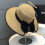 Bowknot Straw Hat Sunproof Hat Fisherman Hat Summer-Khaki 4