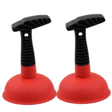 Sink Plunger 2Pcs Mini Rubber with Detachable Handle Powerful Suction for Kitchen and Bathroom