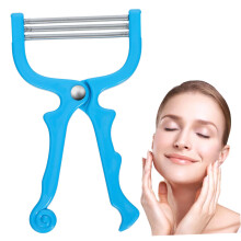 Facial Hair Remover Spring Tool for Women Manual Upper Lip Chin Cheeks Smooth Skin Finish