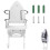 Ironing Board Hanger Wall Mount, Ironing Board Holder with Hook Board 1