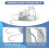 Ironing Board Hanger Wall Mount, Ironing Board Holder with Hook Board 3