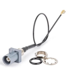 UFL to Fakra G Male Pigtail Cable 10cm 1.13mm Wire for Secure Connection and Signal Stability