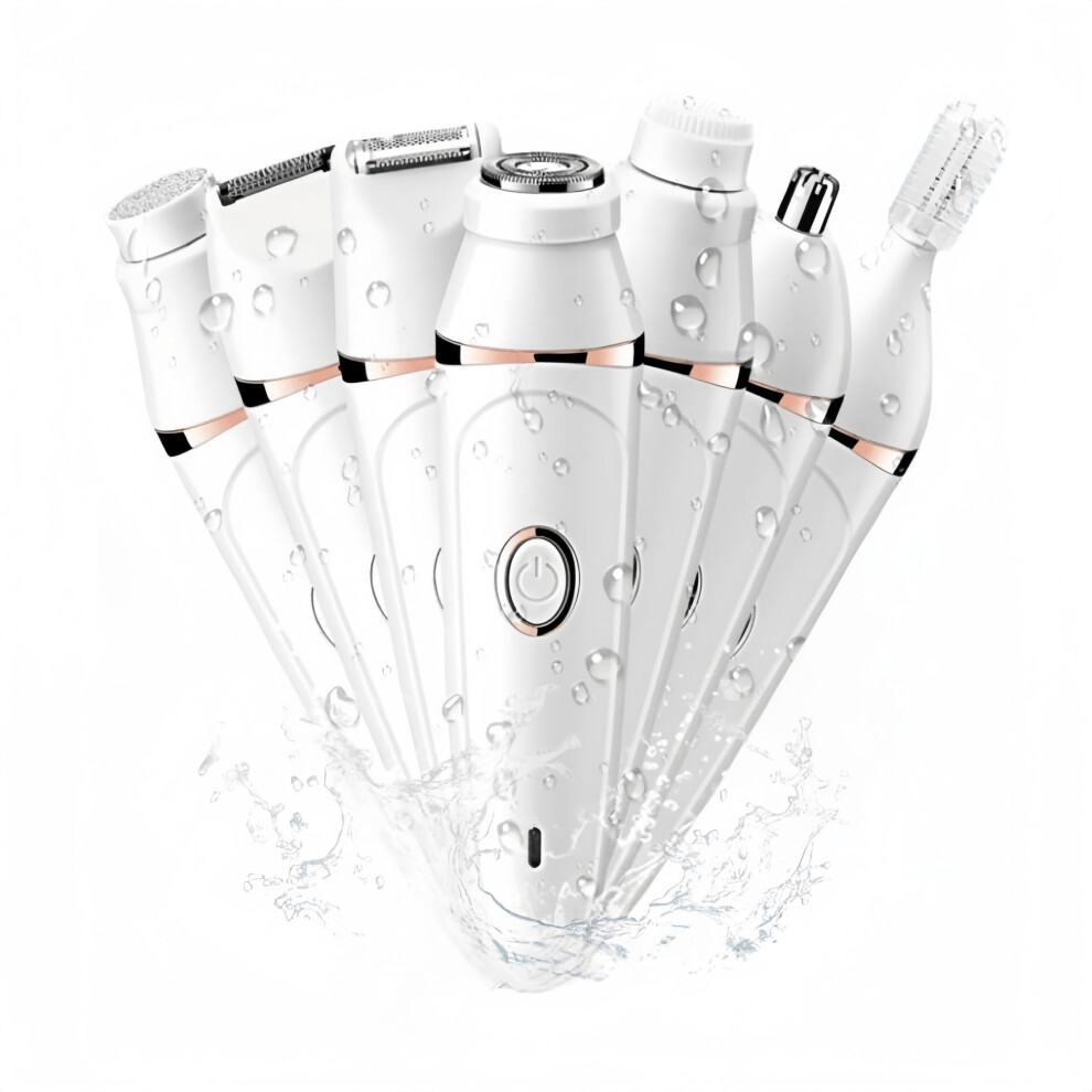 Facial Hair Remover for Women, 7in1 Painless Face and Body Shaver for Upper Lip, Chin, Legs