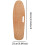 Skateboard Deck Longboard Accessory Double Rocker Board Replacement 24 in 2