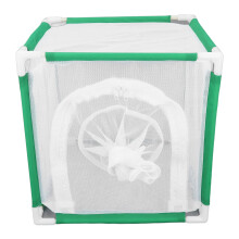 Large Butterfly Habitat Cage with Sleeve Door, Mesh Cube for Kids Indoor Outdoor Observation