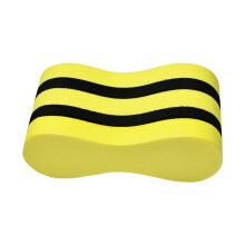 Swimming Pull Float, Water Exercise Pull Buoy, 5Layer Pull Buoy Leg Float, Swimming Leg Float, Training Float, Swim Board, Kick Yellow, Black 1 Stpck