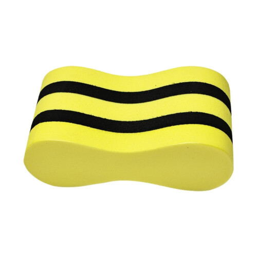 Swimming Pull Float, Water Exercise Pull Buoy, 5Layer Pull Buoy Leg Float, Swimming Leg Float, Training Float, Swim Board, Kick Yellow, Black 1 Stpck