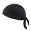 Adjustable Stretchy Bandana Skull Cap Headscarf Hat For-Black 1