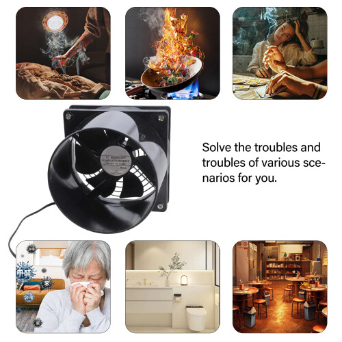 Stevige kwaliteit zonne-ventilator 12V koelventilator voor kassen 1
