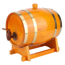 Distributeur de whisky vintage en forme de tonneau, spiritueux infusés personnalisés, grande capacité (3 L), support en bois inclus pour votre bar