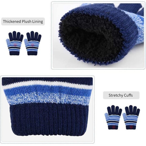 Ensemble bonnet, écharpe et doublure d'hiver pour enfants (3-6 ans) 2