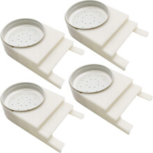 Entrance Feeder 4Pack With Lids For Beehives, AStyle Fits Most Small Mouth Canning Feeder And Waterer