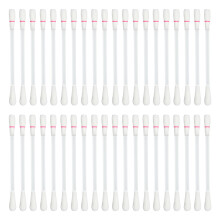 Pulitore per orecchie per animali domestici dal design ergonomico, tamponi di cotone facili da impugnare con doppie punte, strumenti sterili monouso