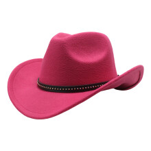 Chapeau équestre, couvre-chef décoratif, bandeau-Rose rouge