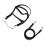 Pferdezaumzeug, Nylon, stilvoll, verstellbar, 5