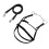 Pferdezaumzeug, Nylon, stilvoll, verstellbar, 3