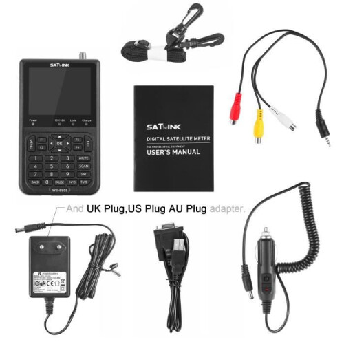Détecteur de signaux satellites professionnel Satlink WS-6906 1