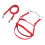 Pferdezaumzeug, Nylon, stilvoll, verstellbar, 7