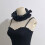 Collier à volants réglable et détachable, élégant,-Noir 7