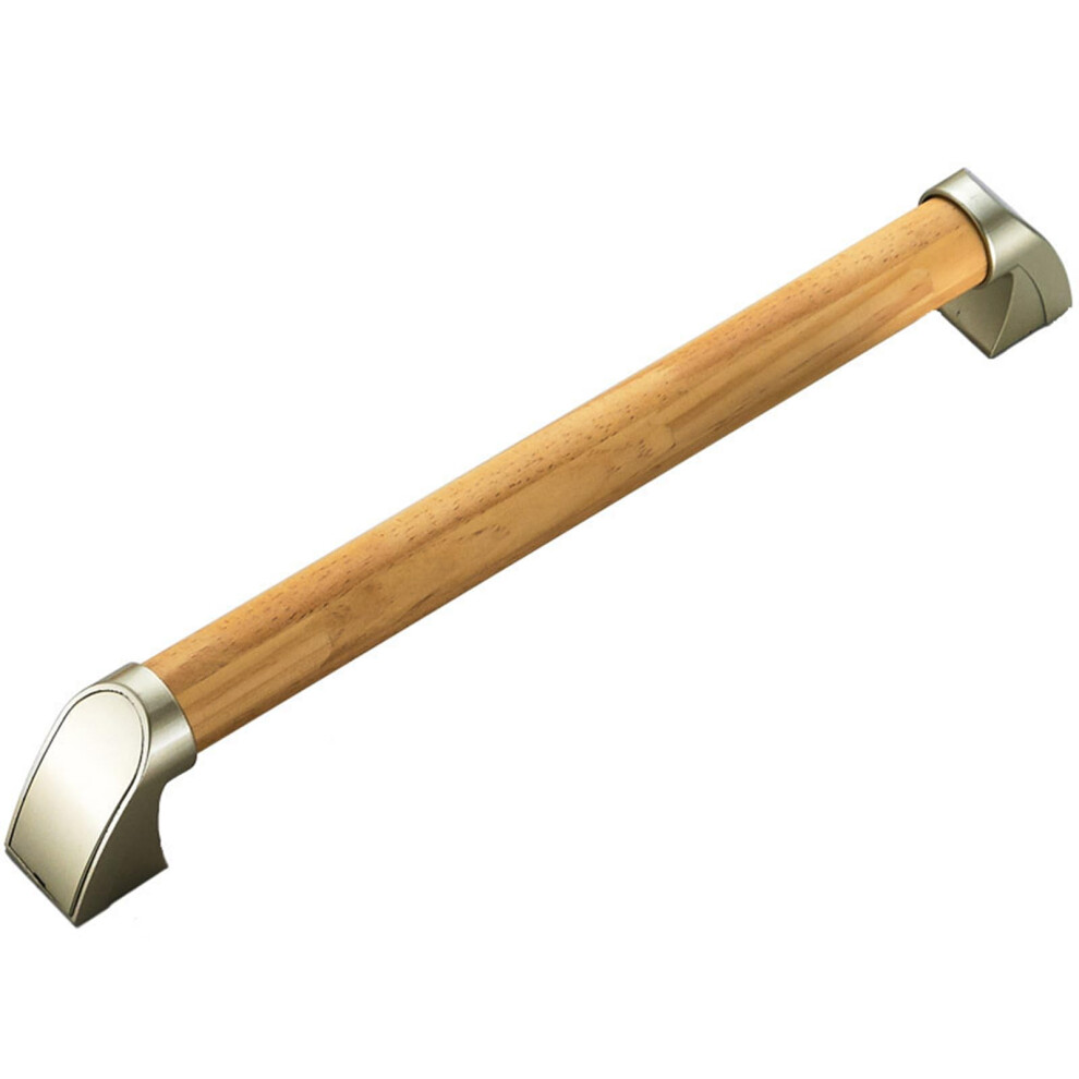 Wooden Shower Grab Bar with Anti Slip Grip, 150KG Bathroom Safety Handrail for Elderly 44cm
