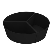 Saut Pan Divider Slow Cooker Dividers Leak Proof, Cook Three Dishes at Once