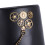 Chapeau élégant avec décorations de crâne, couvre-chef-FHT108BK 5