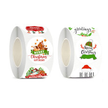 Pegatinas navideñas impermeables, decoraciones festivas para las fiestas, fáciles de despegar sin dejar residuos, pegatinas autoadhesivas de amplia