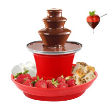 Chocolate Fountain for Parties, Melted Chocolate Dispenser, Fondue Machine, Stainless Steel