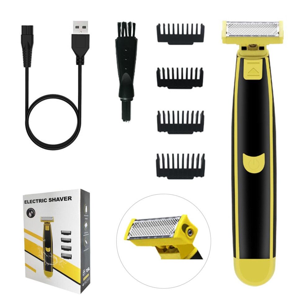 Rechargeable Wet and Dry Electric Shaver with 360 Floating Blade, Full Body Washable Beard Trimmer Model 11