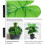Τεχνητό Δαπέδο Canna Violet, Ρεαλιστικό Ψεύτικο Φυτό 30 ιντσών με Ζωντανά Φύλλα, Εύκολη 4