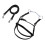 Pferdezaumzeug, Nylon, stilvoll, verstellbar, 7