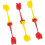 Cible magnétique mobile avec 6 fléchettes - PLAYTASTIC - Jeu d'adresse d'intérieur - Mixte 3