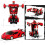Voiture de sport télécommandée 2 en 1, jouet transformable 2