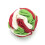 Interactieve snuffelbal voor honden Moedig-wit rood groen 20cm 1