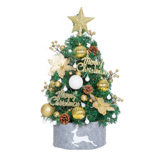 Lightweight and Compact Prelit Tabletop Christmas Tree, Simple Setup with Hanging Ornaments, High Quality Material for Realistic Appearance, Easy to A