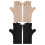 Γάντια ενυδάτωσης χωρίς δάχτυλα, προσεκτικά σχεδιασμένο υλικό αφής κασμίρ με 1