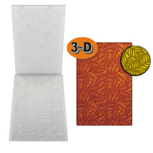 3D bloem embossing map stencil plastic embossing sjabloon-AT0033