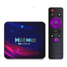 Lecteur TV H96 Max V11 4 Go + 64 Go Android 11.0 RK3318 5G Wi-Fi double bande