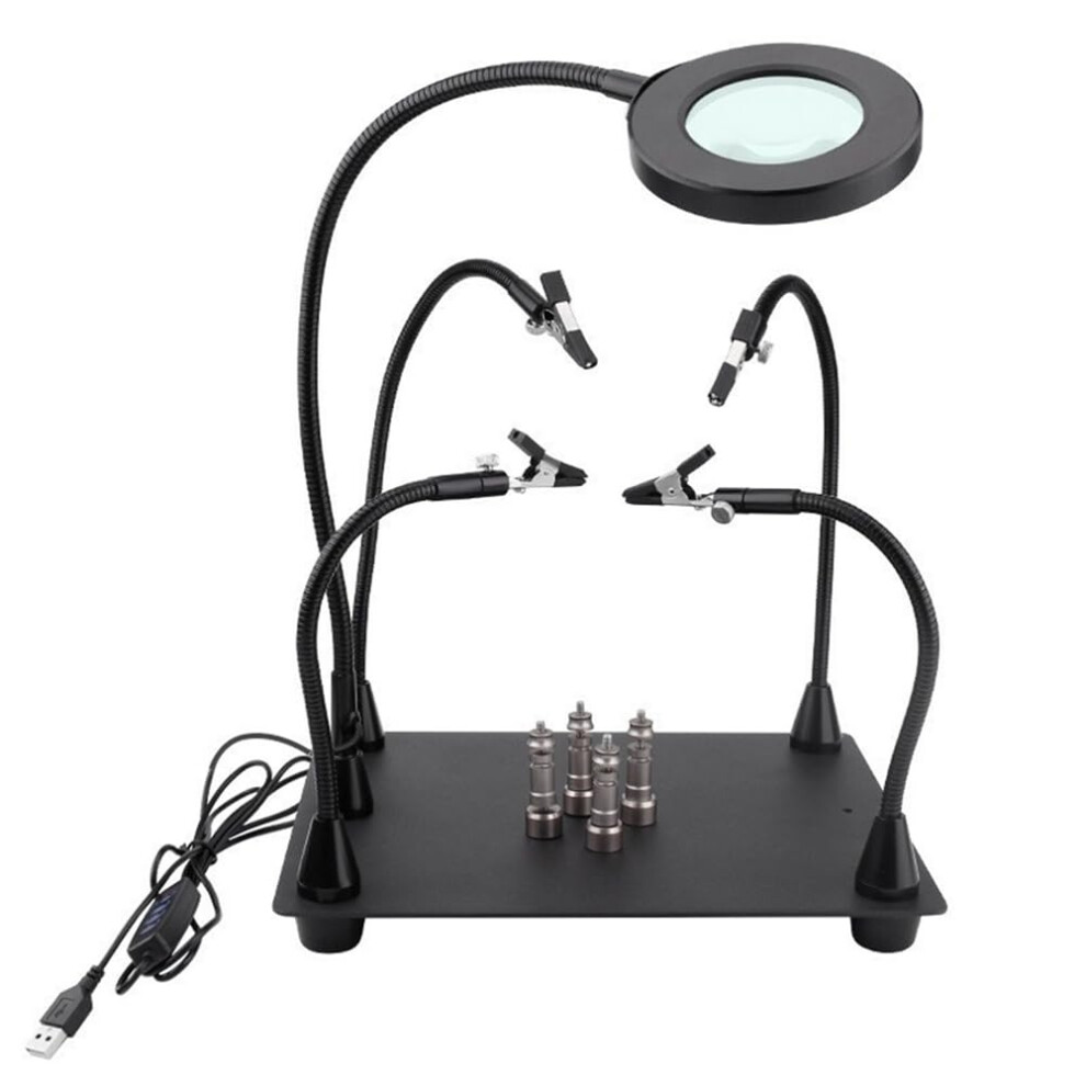 Usb Magnet Welding Holder The Third Hand Helping Hands Soldering Station For Electronic Soldering Fixture Ref: 3467 9119770560841