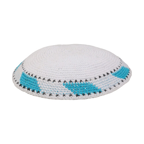 Delicate Unisex Kippah Skullcap Practical Polyester-C