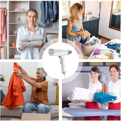 Iron for Clothes  Steam Ironing Station, Efficient Handheld Ironing Machine Foldable for Bedding Student Dorm Shirts 2