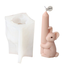 Snake Holding Candle Mould Animal Resin Silicone Molds DIY-4