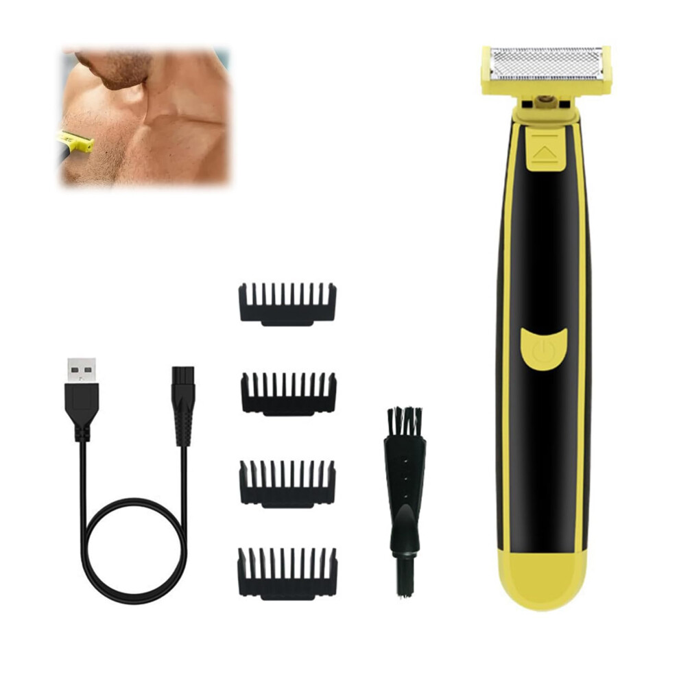 Electric Shaver for Men Waterproof Wet/Dry Beard Trimmer Full Body Grooming Rotary Model #10