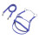 Pferdezaumzeug, Nylon, stilvoll, verstellbar, 7