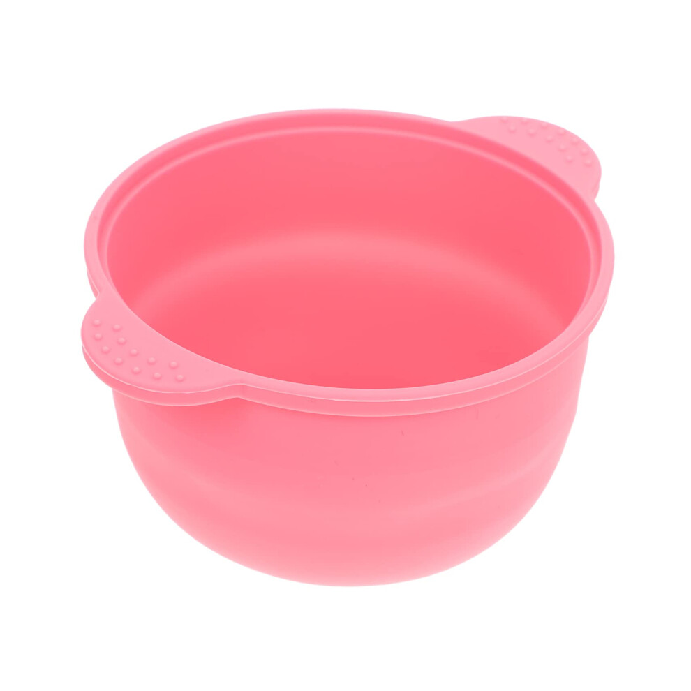 Pink Wax Warmer Silicone Non Stick Wax Melting Pot With Heat Resistant Handle For Home And Salon