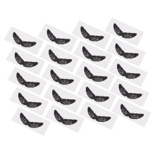 Nose Wax Kit for Men and Women 20pcs Beard Shaped Facial Hair Removal Strips Easy to Apply