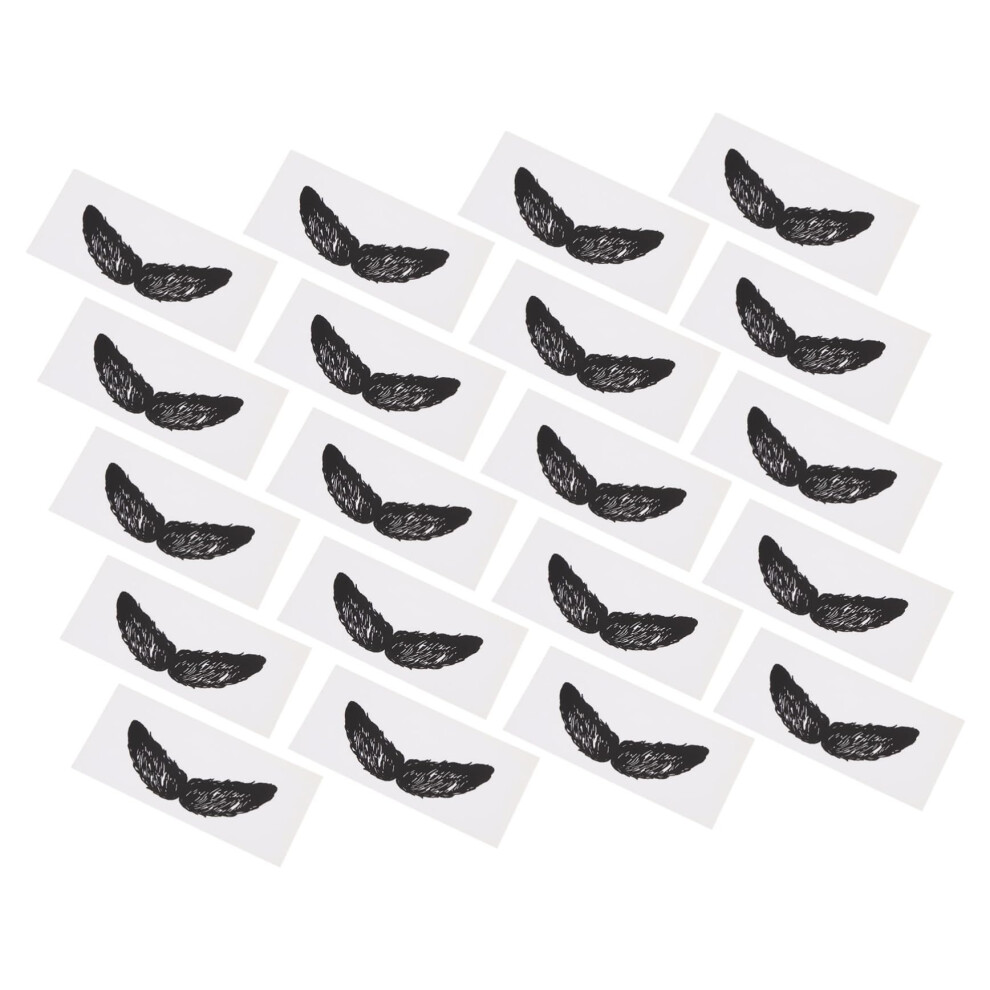 Nose Wax Kit for Men and Women 20pcs Beard Shaped Facial Hair Removal Strips Easy to Apply