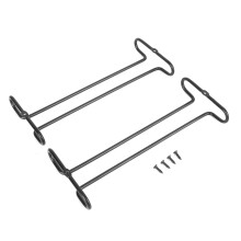 Estante para copas de vino de alta calidad y durabilidad, para colocar debajo del armario, con revestimiento anticorrosivo, ideal para la cocina o el